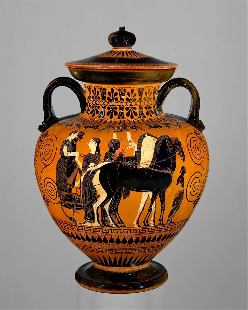 Knob from the lid of a neck-amphora, joins lid of 17.230.14 — Unknown