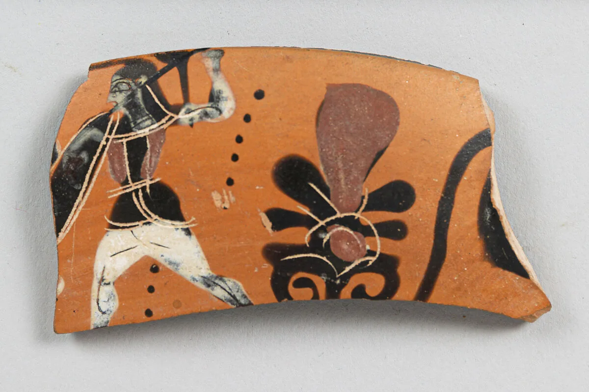 Kylix, band-cup fragment — Wraith Painter