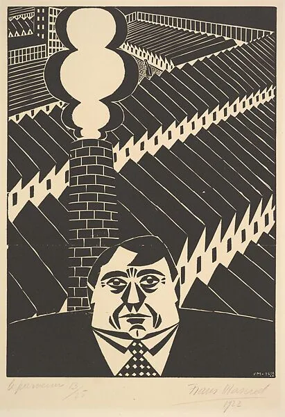 The Upstart (Le Parvenu) — Frans Masereel