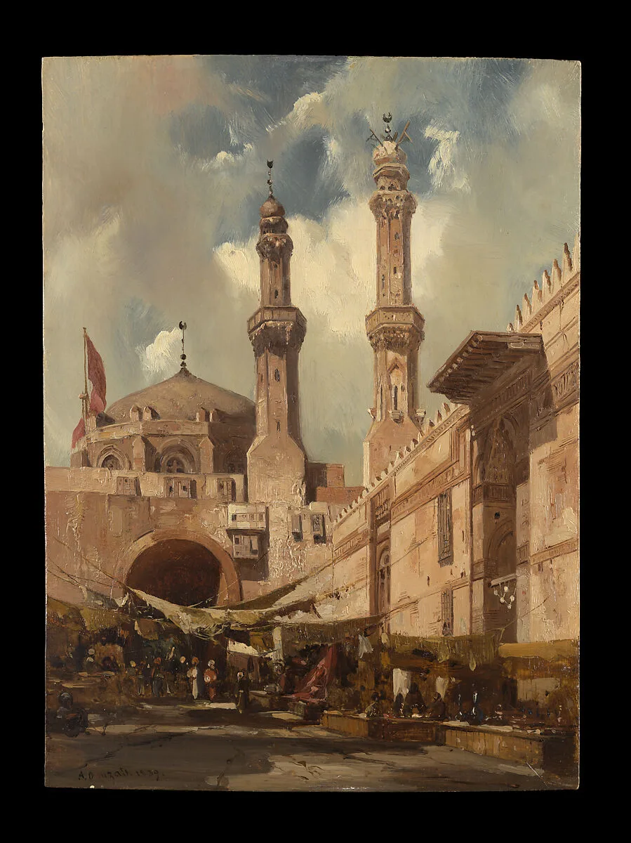 A Cairo Bazaar — Adrien Dauzats