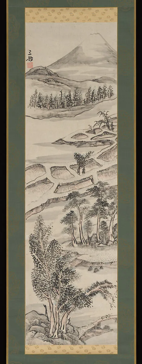 富嶽図 (Fugaku zu)|Mount Fuji — Ike Taiga 池大雅