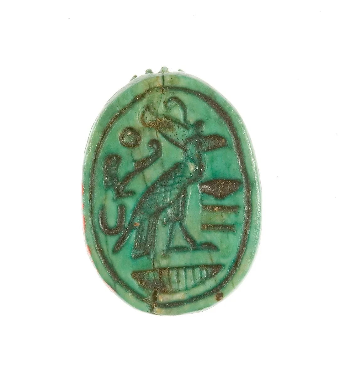 Scarab Lord of the Two Lands Maatkare (Hatshepsut), with Nekhbet Vulture Wearing the Double Crown — Unknown