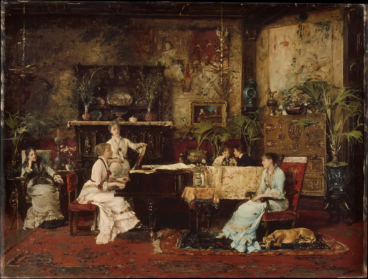 The Music Room — Mihály Munkácsy