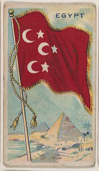 Egypt, bakery card from the Flags series (D34), issued by the Ward-Mackey Company — Ward-Mackey Company