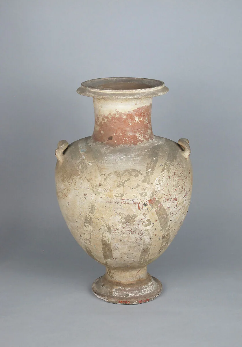 Terracotta Hadra hydria (water jar) — Unknown