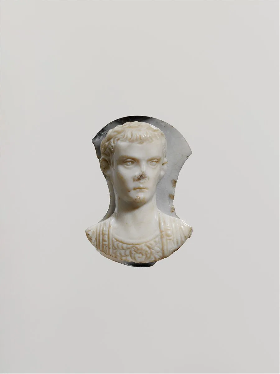 Onyx cameo of the emperor Gaius (Caligula) — Unknown