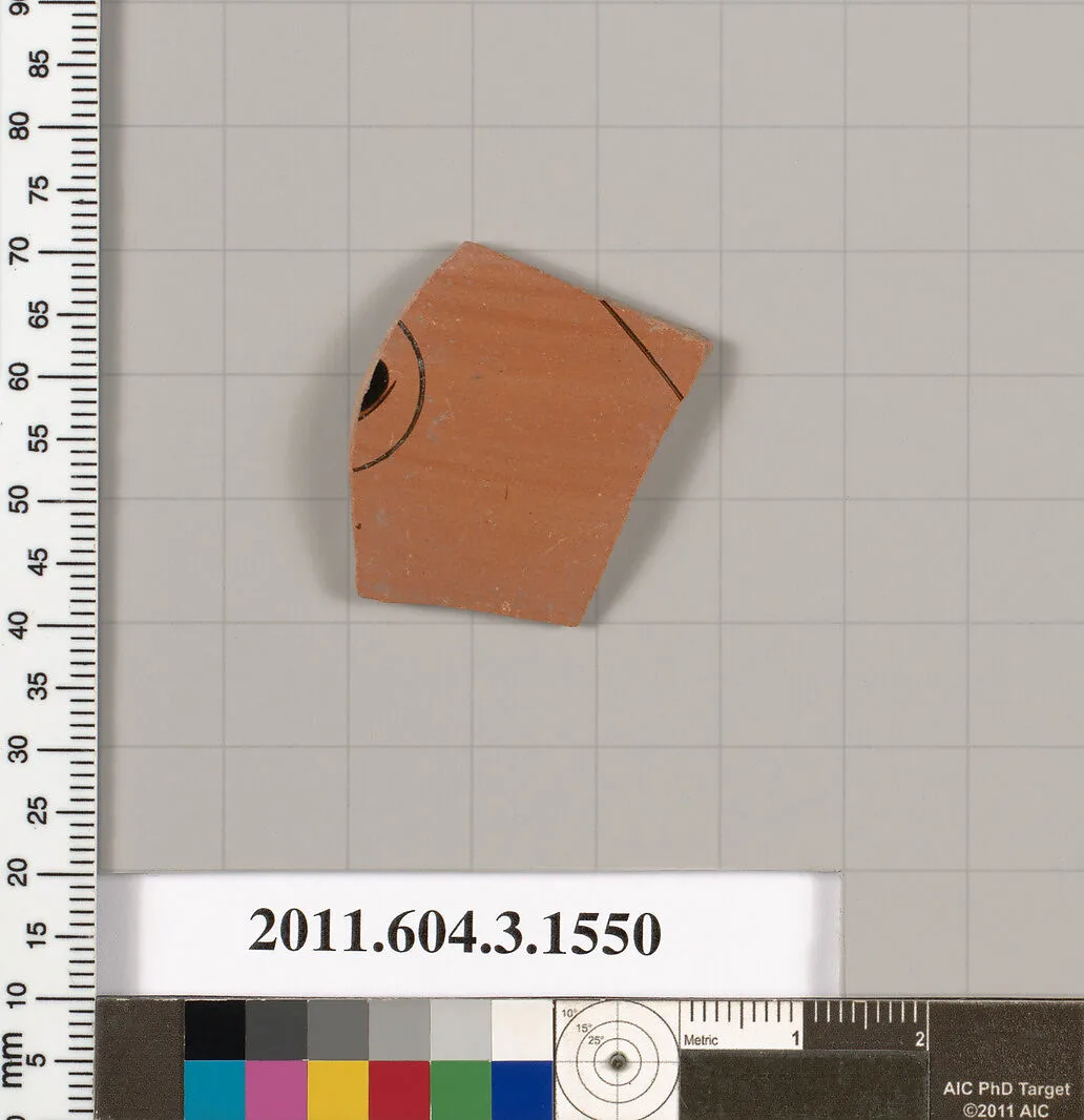 Terracotta fragment of a kylix (drinking cup) — Unknown