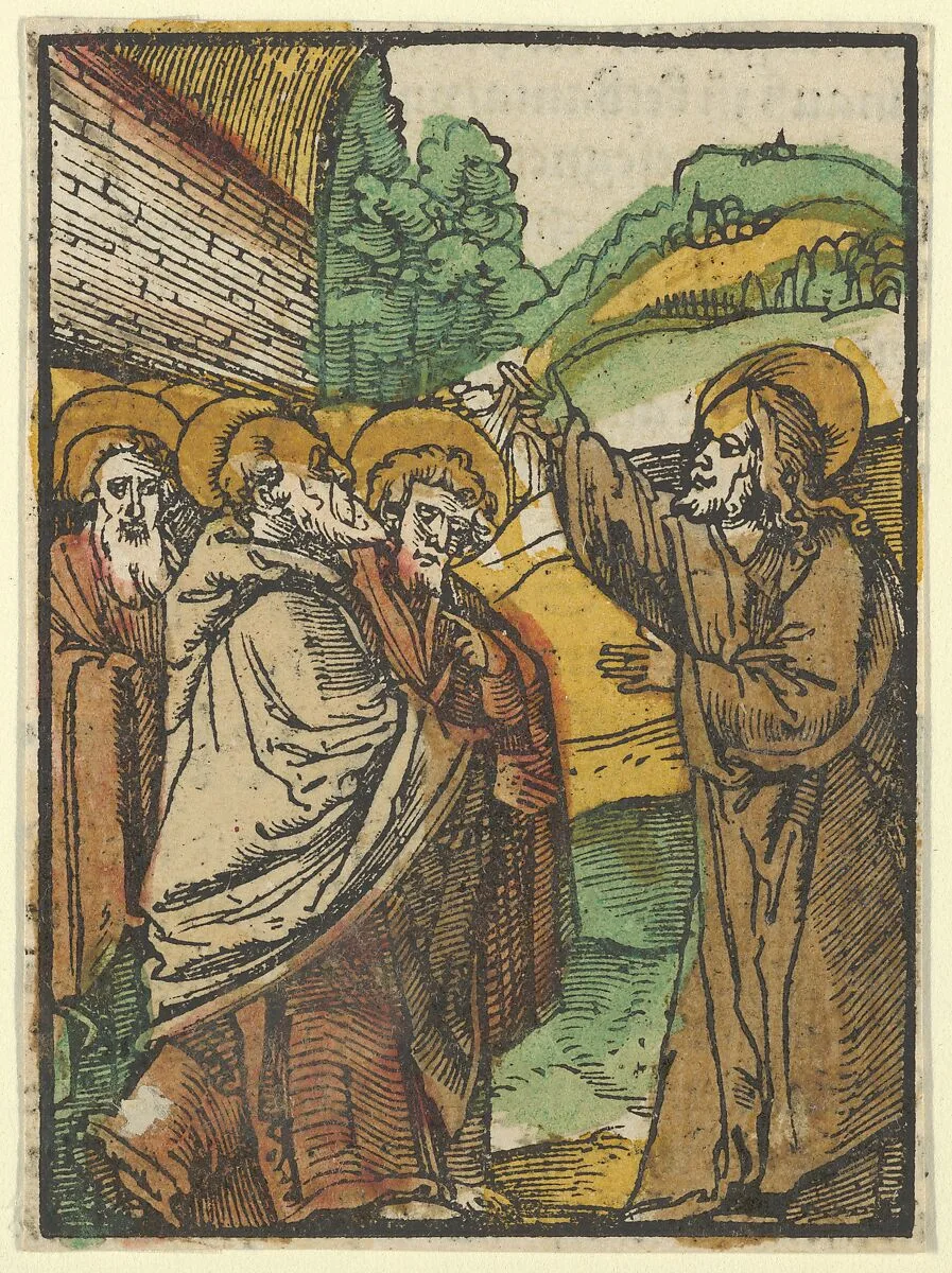 Christ Teaching the Disciples, 2, from Das Plenarium — Hans Schäufelein|Adam Petri