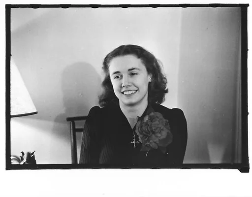 [Nine 35mm Film Frames on Uncut Roll of Jill or Sage Fuller]