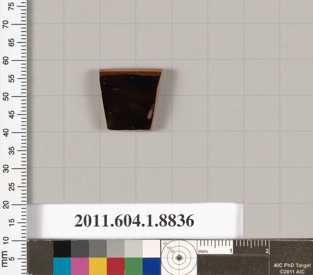 Terracotta rim fragment of a kylix (drinking cup) — Unknown