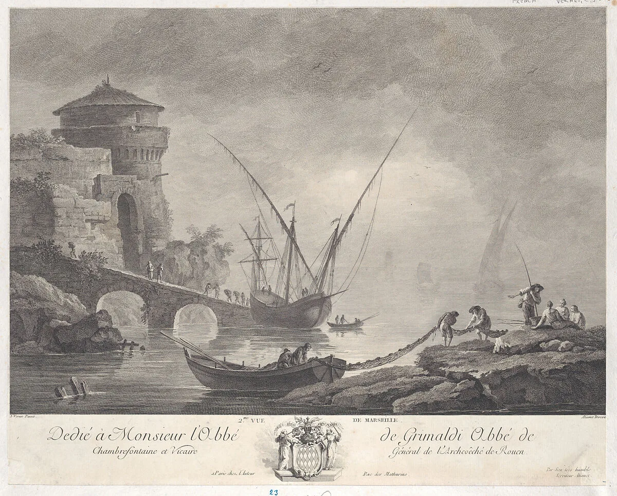 Second View of Marseille — Jacques Aliamet|Joseph Vernet