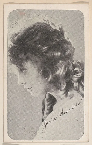 Jackie Saunders from Kromo Gravure "Leading Moving Picture Stars" (W623) — Kromo Gravure Photo Company, Detroit, Michigan