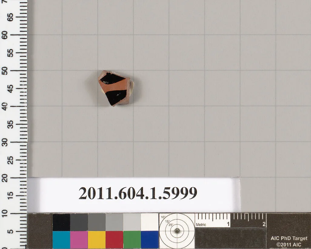 Terracotta fragment of a kylix (drinking cup) — Unknown