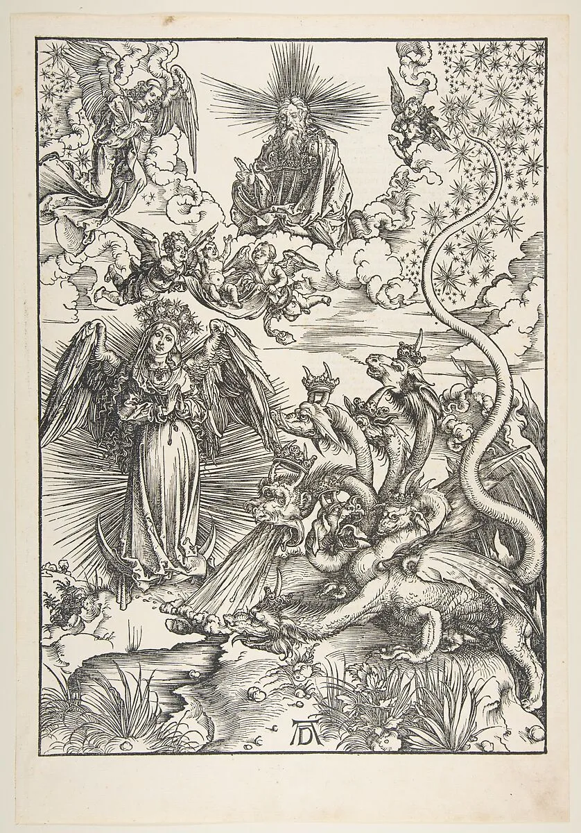 The Apocalyptic Woman, from "The Apocalypse" — Albrecht Dürer