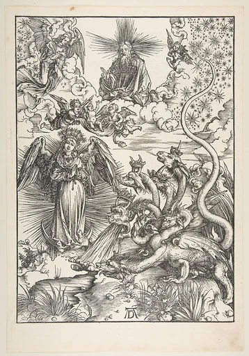 The Apocalyptic Woman, from "The Apocalypse"