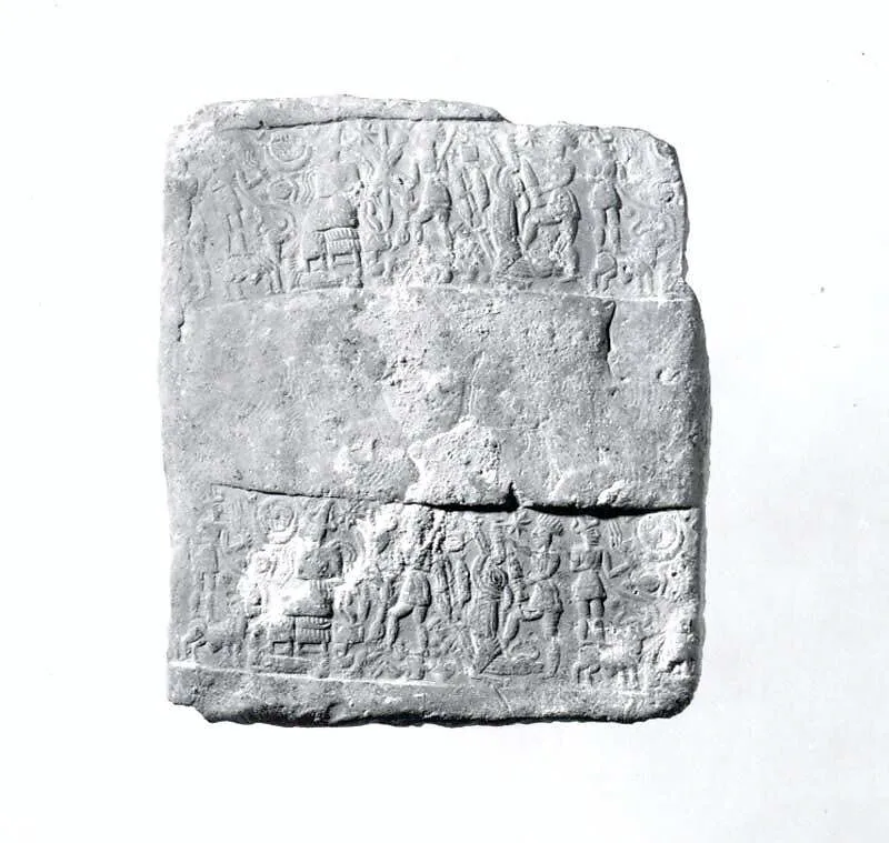 Cuneiform tablet case impressed with cylinder seal in Anatolian style — Unknown