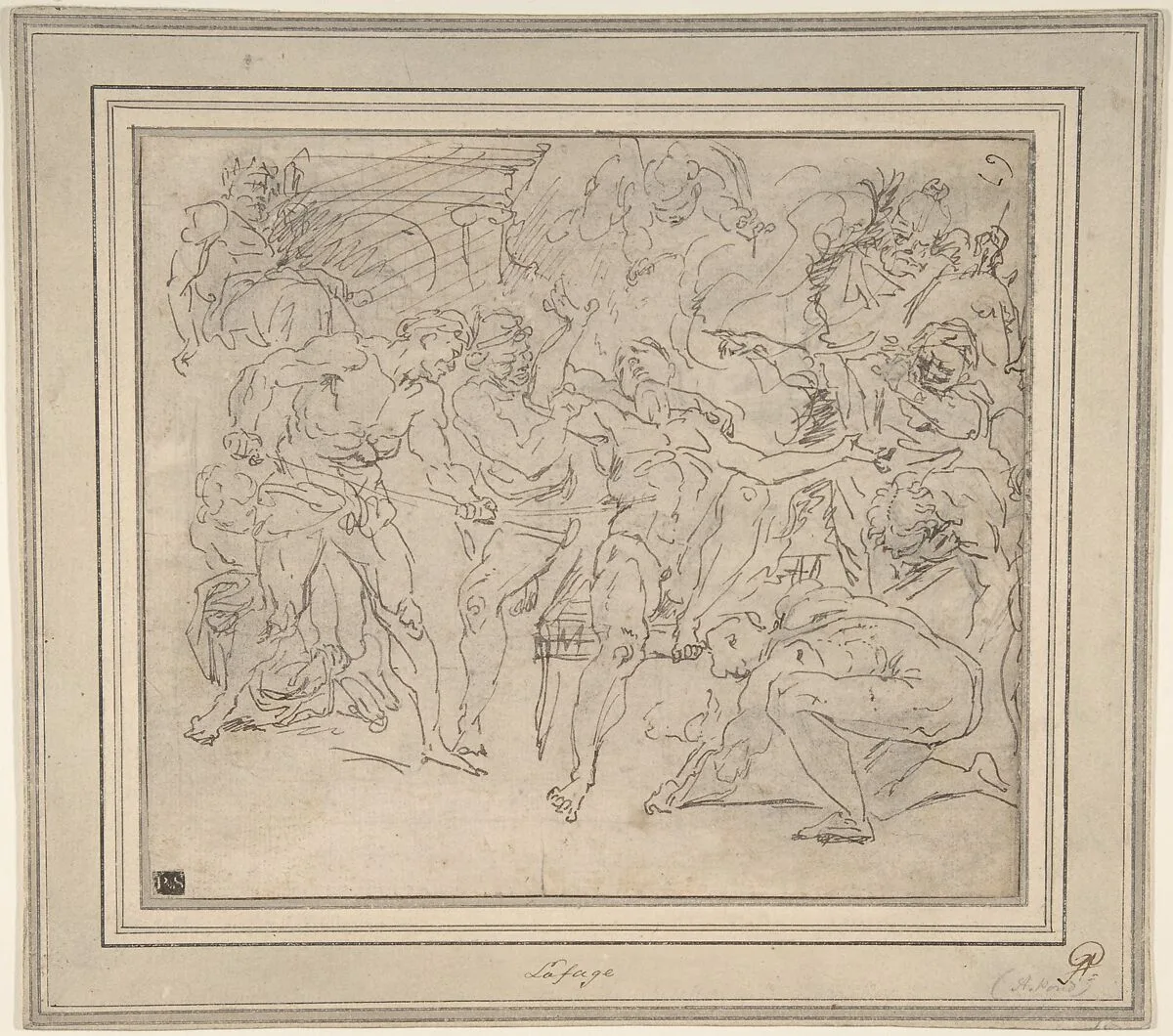 Martydom of St. Lawrence — Raymond de La Fage