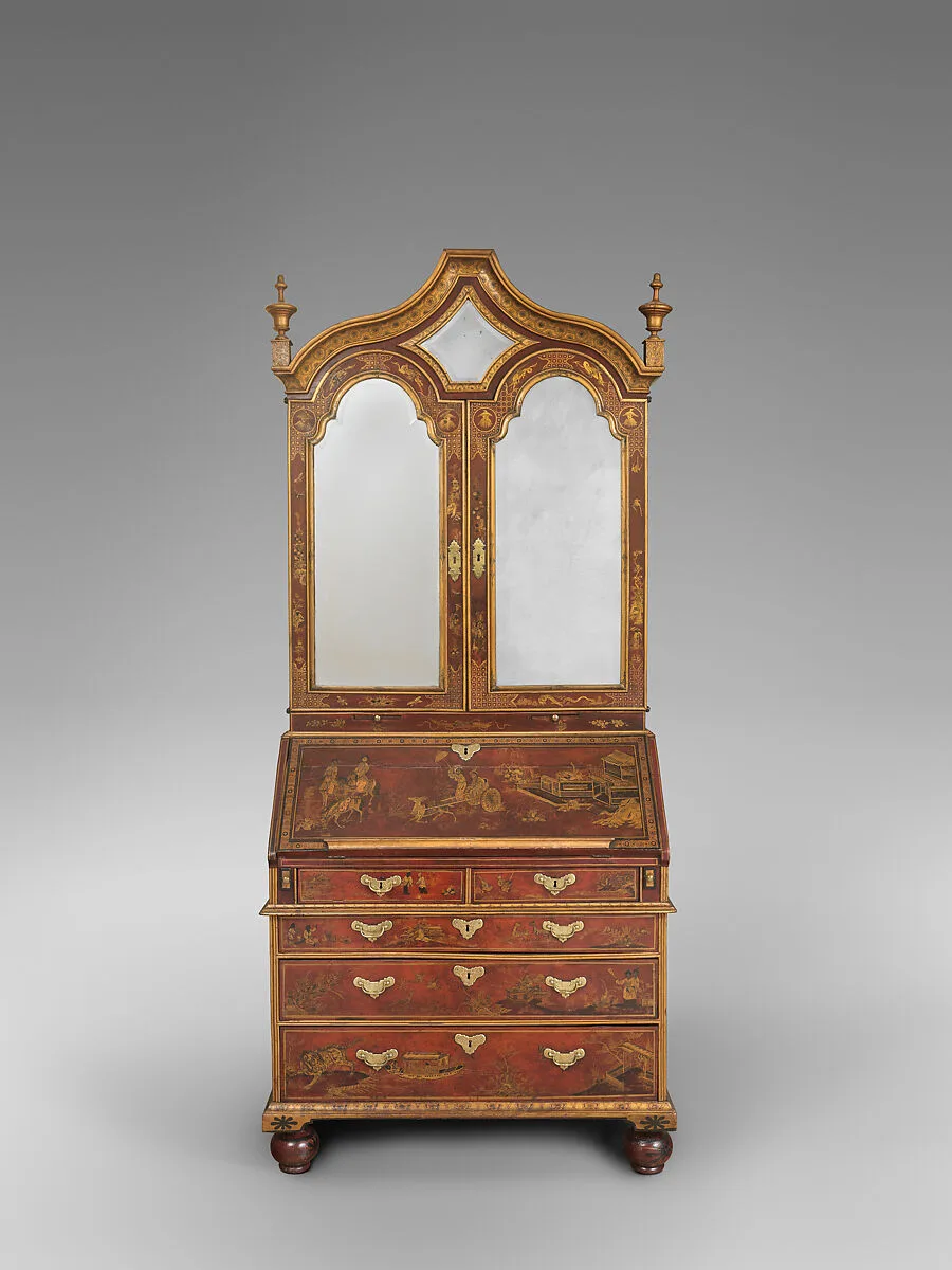 Desk and bookcase — Unknown