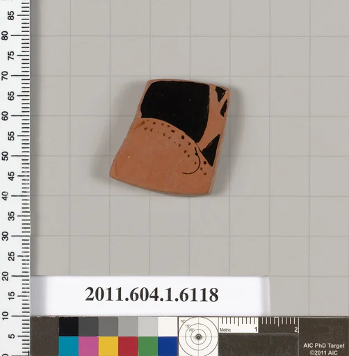Terracotta fragment of a kylix (drinking cup)