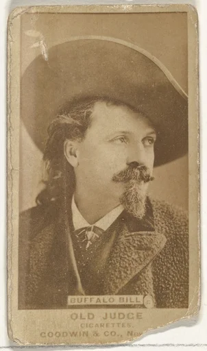 Buffalo Bill, from the Celebrities and Prizefighters series (N174) for Old Judge Cigarettes