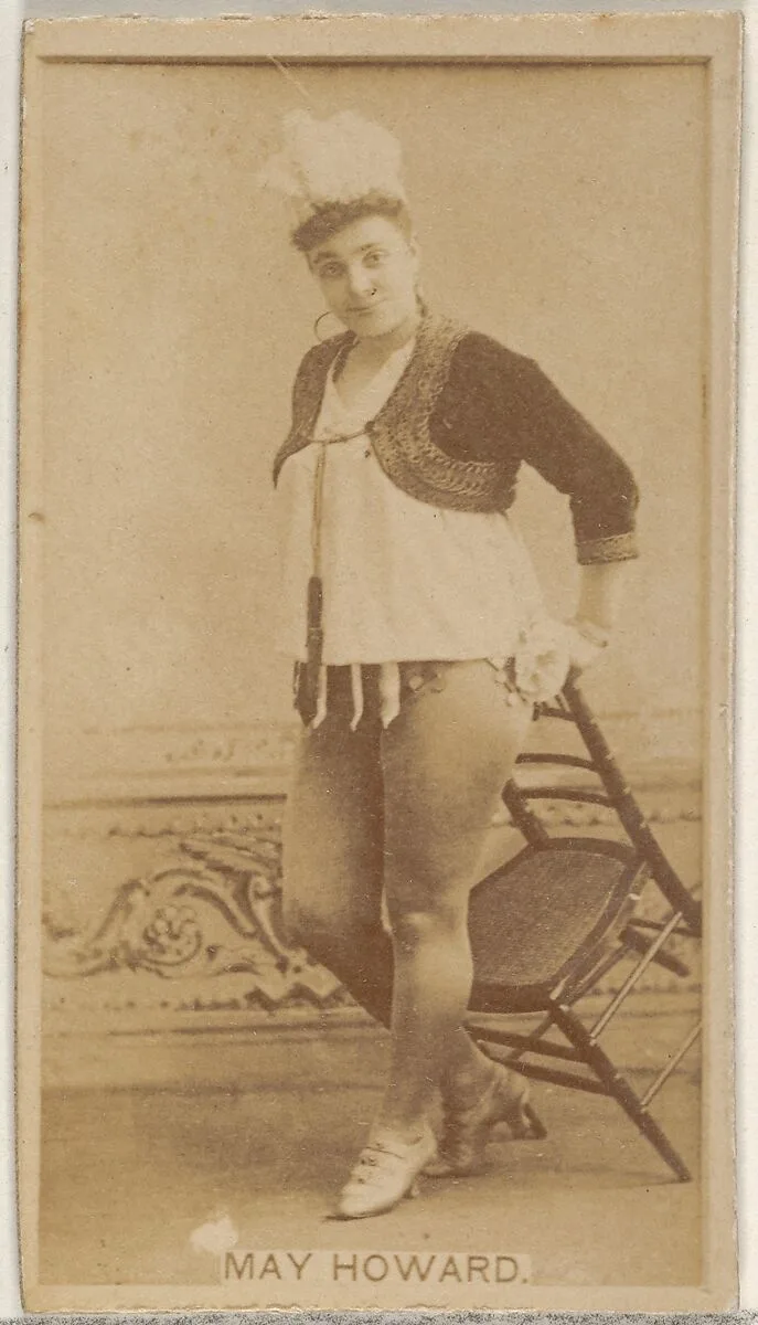 May Harold, from the Actors and Actresses series (N45, Type 8) for Virginia Brights Cigarettes — Allen & Ginter