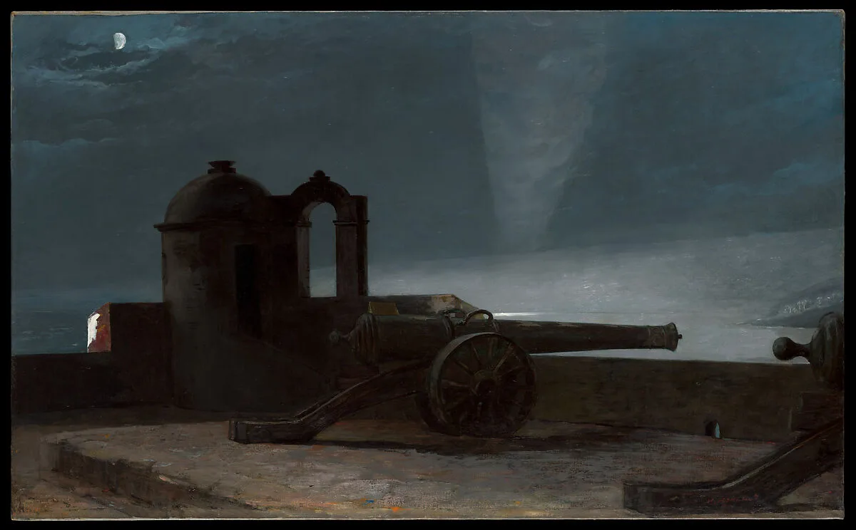 Searchlight on Harbor Entrance, Santiago de Cuba — Winslow Homer