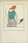 Woman with Bee — Maria Likarz|Wiener Werkstätte