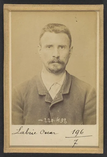 Labrie. Oscar, Alexandre. 33 ans, né à Charenton (Seine). Marchand de vins. Anarchiste. 2/7/94.