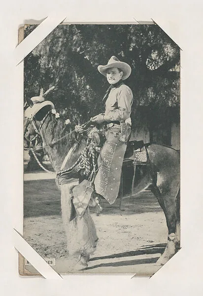 Buck Jones from Western Stars or Scenes Exhibit Cards series (W412) — Unknown