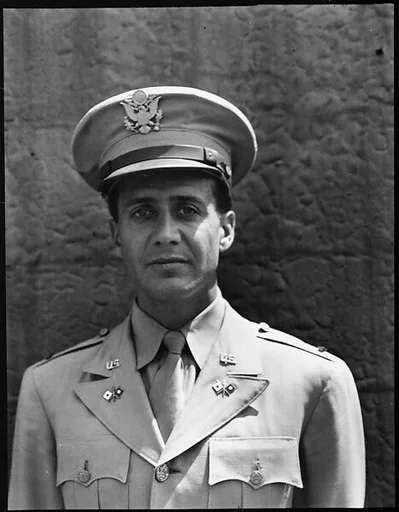 [Unidentified Man in Uniform on Roof of 441 East 92nd Street Apartment Building?, New York City]