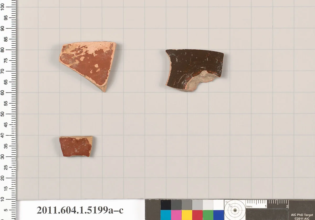 Terracotta fragments of kylikes (drinking cups) — Unknown