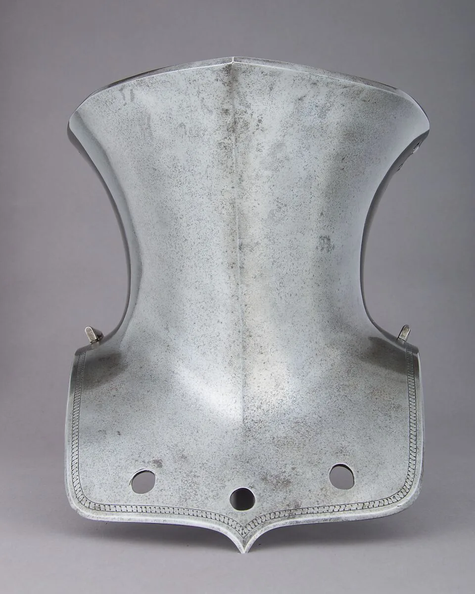 Frontal Plate from a Tilting Heaume in French or German Style — Unknown
