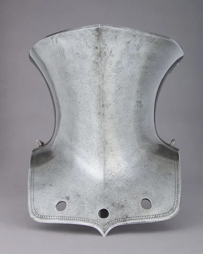 Frontal Plate from a Tilting Heaume in French or German Style