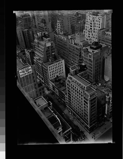 [View from the Fred F. French Building on Fifth Avenue, New York City]