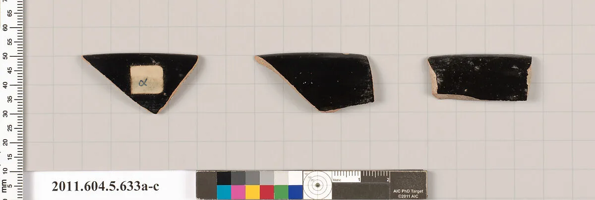Terracotta rim fragments of kylikes (drinking cups) — Unknown