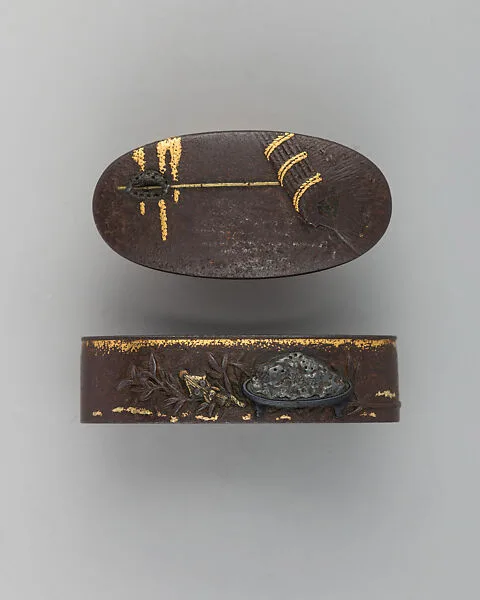Sword-Hilt Collar and Pommel (Fuchigashira) — Unknown