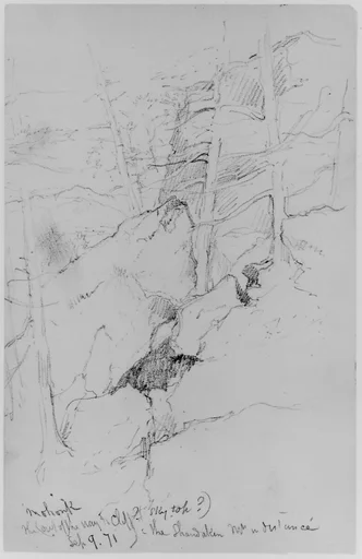 Mohonk, 1871 (from Sketchbook)