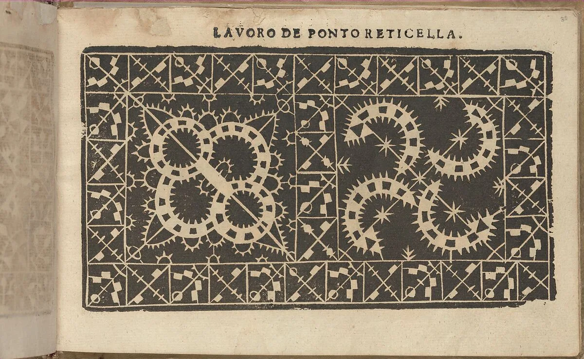 Studio delle virtuose Dame, page 30 (recto) — Isabella Catanea Parasole|Antonio Fachetti