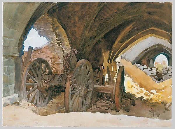 Wheels in Vault — John Singer Sargent