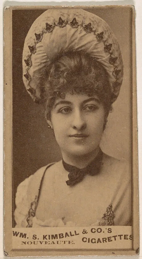 Miss Nouveaute, from the Actresses series (N203) issued by Wm. S. Kimball & Co. — William S. Kimball & Company