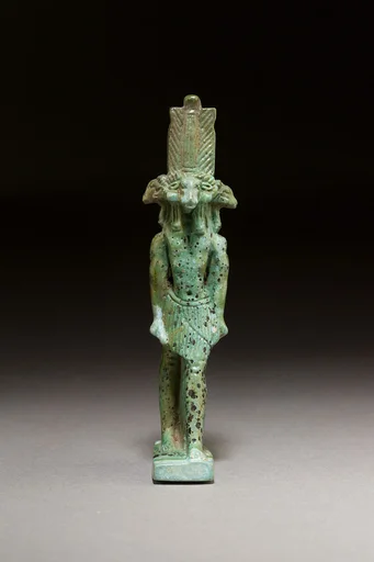 God with four ram heads facing in four directions, probably Khnum