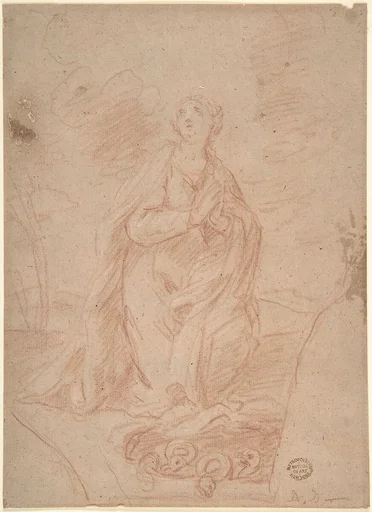 Virgin Kneeling in Prayer
