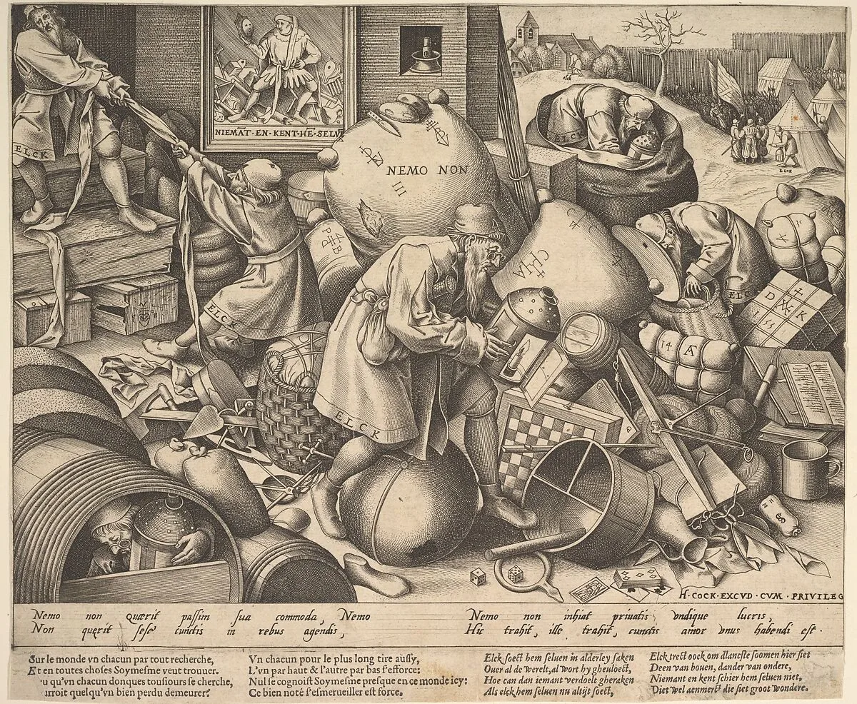 Everyman — Pieter van der Heyden|Pieter Bruegel the Elder|Hieronymus Cock