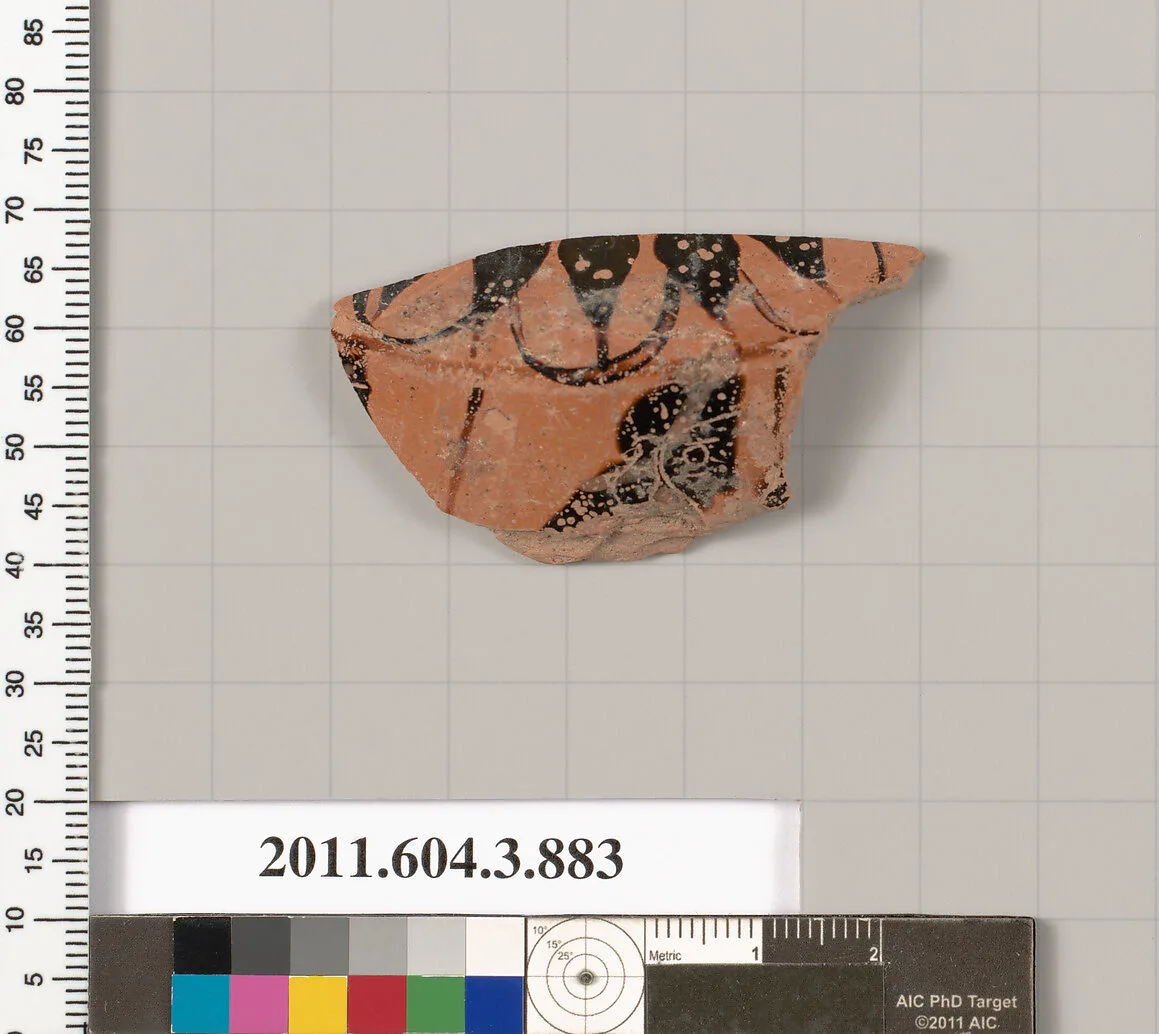 Terracotta fragment of a lekythos (oil flask) — Unknown