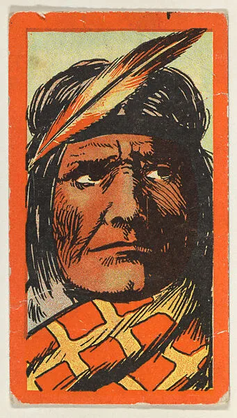 Black Hawk, from the "Indian Series" (T74), issued with Burley Cubs Cigars and Sweetbriar Cigarettes by the Booker Tobacco Company — Booker Tobacco Company, Lynchburg, Virginia
