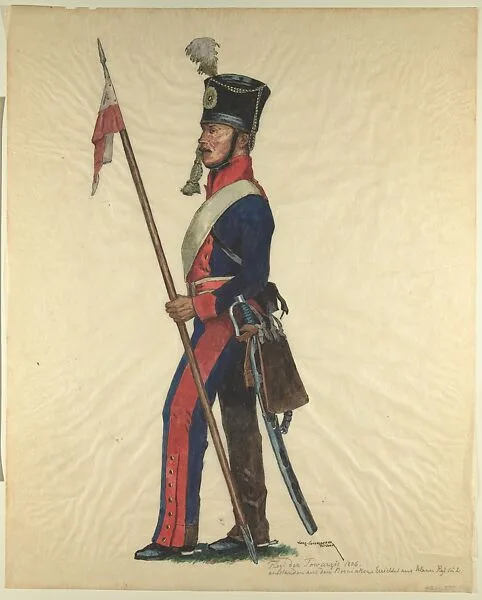 Prussian Military Costume: Towarzis Regiment 1806 — Walter von Looz-Corswarem