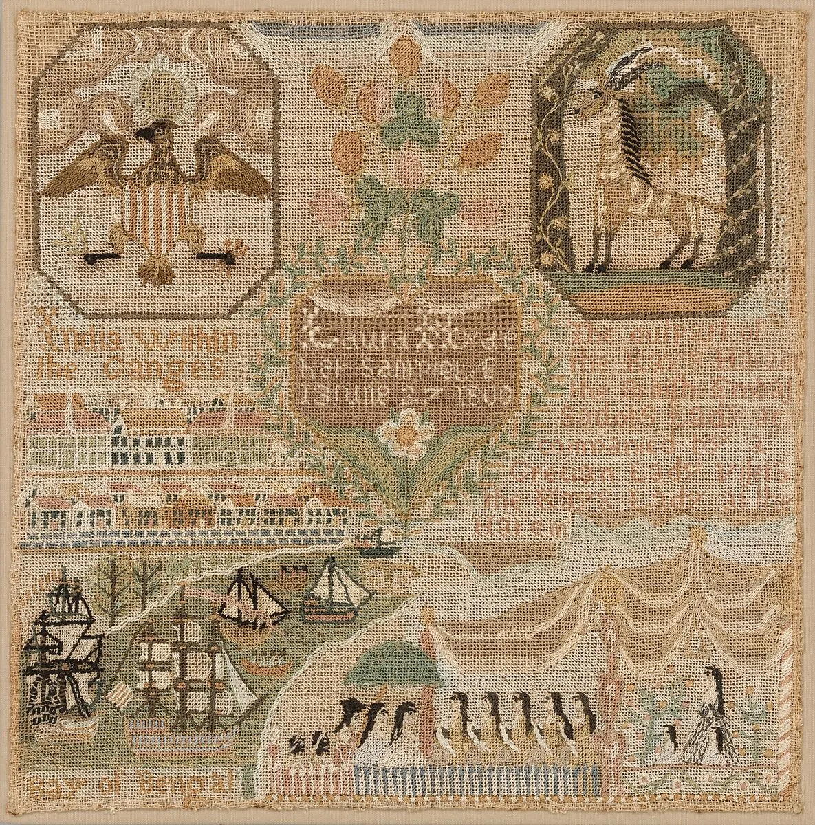 Embroidered Sampler — Laura Hyde