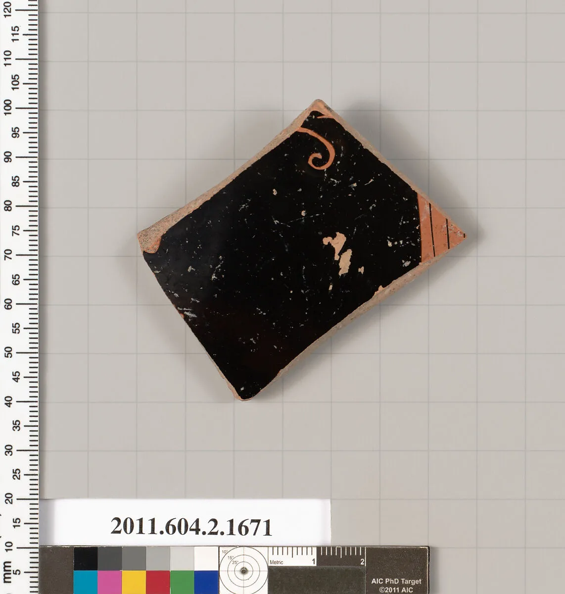 Terracotta fragment of a skyphos (deep drinking cup) — Unknown