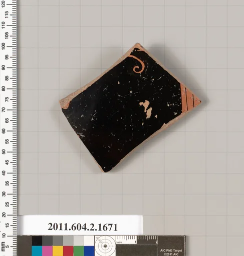 Terracotta fragment of a skyphos (deep drinking cup)