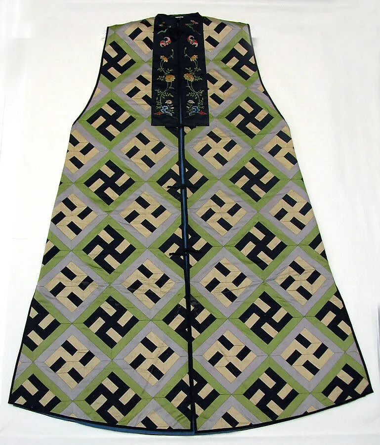 清 戯衣女尼背心|Theatrical vest for a female Buddhist priest — Unknown